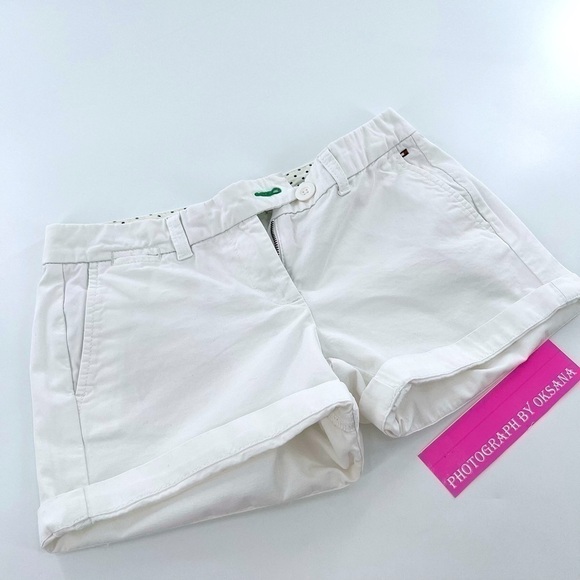 Tommy Hilfiger Women's Chino Short, White 100% Cotton size 2 - Picture 5 of 12